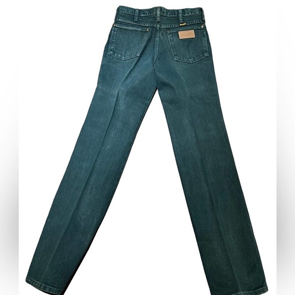 Wrangler Jeans Vintage Dark Green Wrangler Jeans In A 28 X 34